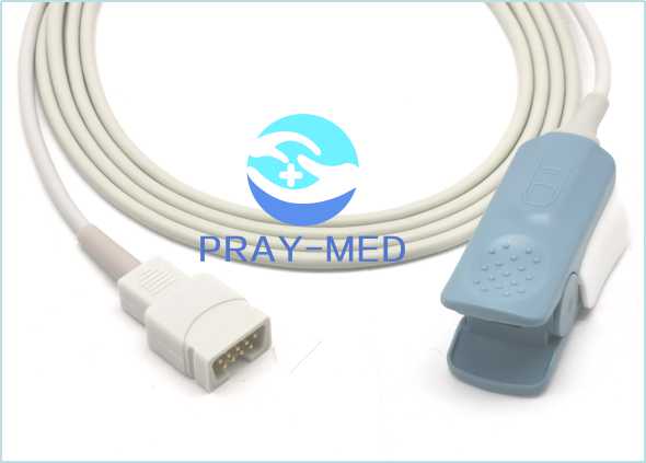 Novametrix DB9 adult finger clip spo2 sensor