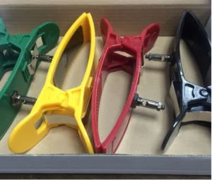 AGCL / نکل کی طرف سے بالغ / بچے کی کثیر کثیر تقریب لیمپ کلپ ECG الیکٹروڈ (DIN3.0 اور 4 ملی میٹر)