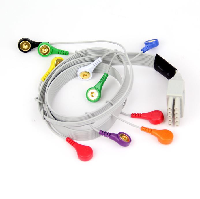 Holter ریکارڈ ایسیجی/ئکیجی مریض کیبل TCL5000